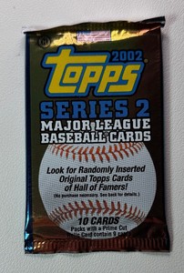 1 Pack of 2002 Topps Series 2 Baseball Cards (Mauer RC)