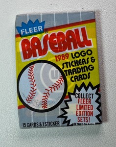 1 Pack of 1989 Fleer Baseball Cards (Ripken FF Error Griffey RC)
