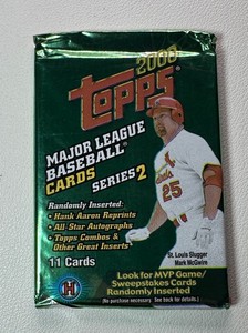 1 Pack of 2000 Topps Series 2 Baseball Cards