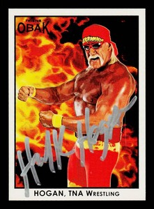 Hulk Hogan Autograph 2010 Tri-Star Obak N9 Wrestling Trading Card