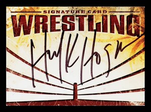 Hulk Hogan Autograph Wrestling Signature Card