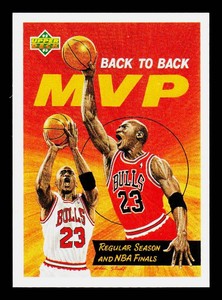 Michaerl Jordan 1992-93 Upper Deck MVP #67 Basketball Card
