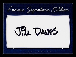 Jim Davis Autograph Signature Card