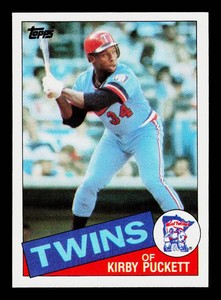 Kirby Puckett RC 1985 Topps #536 Rookie Vintage Minnesota Twins Baseball Card