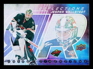 Jesper Wallstedt RC 2024-25 Upper Deck Rookie Reflections #RR-15 Minnesota Wild Hockey Card
