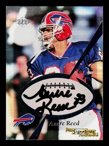 Andre Reed Autograph 1999 Collectors Edge Pro Signatures Authentic Football Card