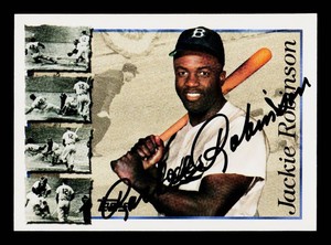 Rachel Robinson (Jackies Wife) Autograph Baseabll Card