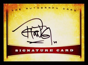 Tommy Chong Autograph Signature Card