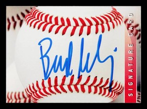 Bud Selig Autograph Baseball Signature Card