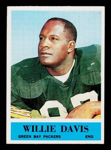 Willie Davis RC 1964 Philadelphia #72 Vintage Rookie Green Bay Packers Football Card