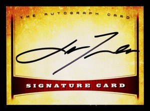 John Travolta Autograph Signature Card