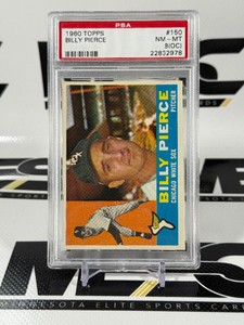 Billy Pierce PSA 8(OC) NM-MT Graded Slab 1960 Topps #150 Vintage Baseball Card