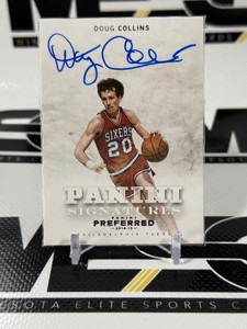 Doug Collins Autograph 5 2014-15 Preferred Signatures #437 Numbered 45 Basketball Card
