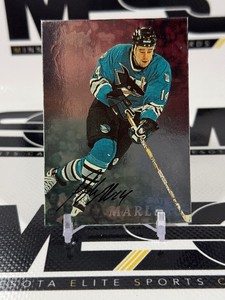 Patrick marleau Autograph 1998 In The Game #120 Hockey Card