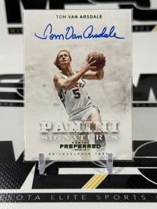 Tom Van Arsdale Autograph 5 2014-25 Preferred Signatures #437 Numbered 45 Basketball Card