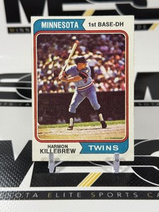 Harmon Killebrew 1974 Topps #400 Vintage Minnesota Twins Baseball Card