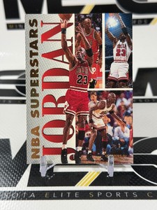 Michael Jorrdan 1993-94 Fleer NBA Superstars #7 Basketball Card