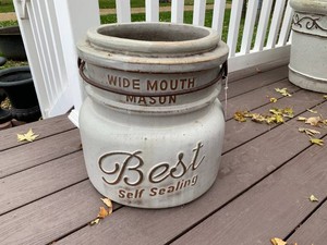 Best Jar pottery planter, 12Wx16D