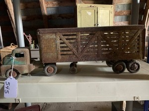 Structo cattle semi toy