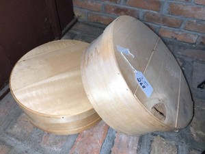 Wood cheese boxes