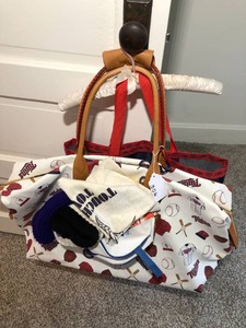 MN Twins travel bag, Timberwolves and Vikings items - hats, hankies and more