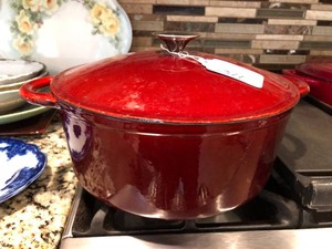 Wolfgang Puck cast iron kettle