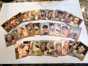 Stack of baseball cards