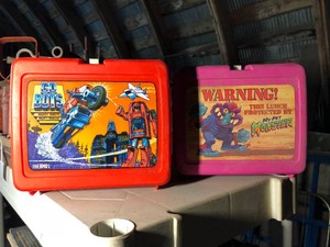 Kids plastic lunch boxes with thermos