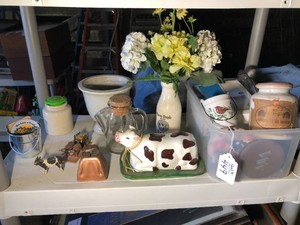 Cow items all on shelf