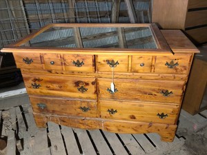 Dresser with mirror