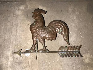 Rooster weathervane