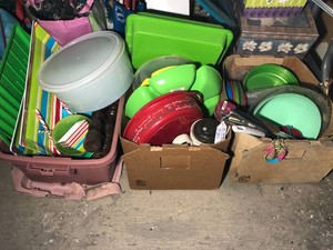 Plastic picnic ware