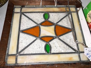 Stained glass pieces