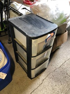 Sterilite organizer with hand tools