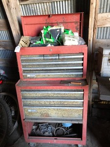 Tool box with some tools