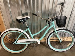 Huffy Step-Through Cruiser Bicycle With Basket