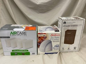 PLT - Aircare HDC12 Wick, Sunbeam 2589 Air Cleaner & City Classic Mailbox Mixed Lot