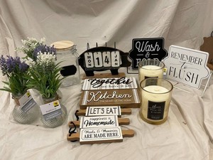 PLT - True Living & Kitchen Home Decor Mixed Lot - 13pc