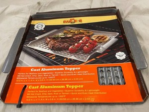 Wales - Mr. Bar-B-Q Cast Aluminum Grill Topper 13.2 X 11.4 X 0.8 in.