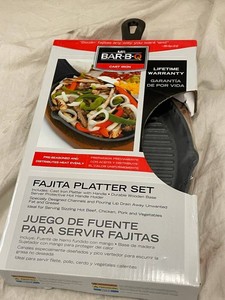 Wales - Mr. Bar-B-Q Cast Iron Fajita Platter Set