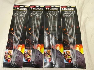 NV 1 - Kitchen Collection BBQ Skewers - 6 piece (Lot of 4)