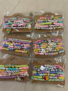 H 2 - Easter-Themed Beaded Bracelet Groupings (Lot of 6)