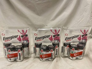 L 4 - Energizer MAX C Alkaline Batteries 4-Pack (Lot of 3)