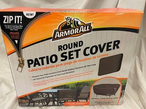 SHP - Armor All Round Patio Set Cover - 72 X 114 X 30 in.