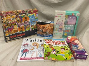 YEM - Childrens Puzzle, Activity Book & Yoga Set Mixed Lot - 6 Items