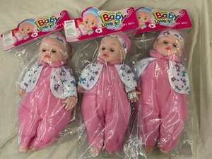 YEM - Baby Lovely Happy Dolls in Pink Outfits (Lot of 3)