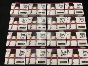 UY Q - Leggs to Go Day Sheer Pantyhose Size Q Nude (Lot of 16)