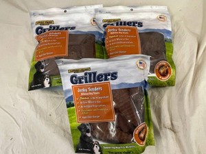 PLT - Savory Prime Grillers Chicken Jerky Tenders 16oz (Lot of 3)
