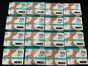 AO OS 1ES - Legs to Go Ultra Sheer Knee Highs Coffee 2-Pair (Lot of 16)
