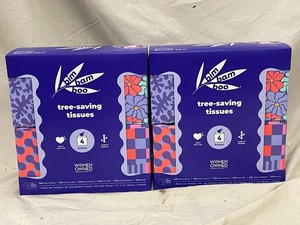 LEB - Bim Bam Boo 3-Ply Bamboo Tissues 8-Box (Lot of 2)